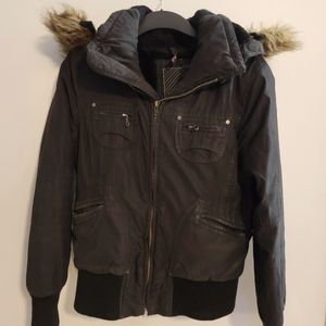 TNA Black bomber Jacket